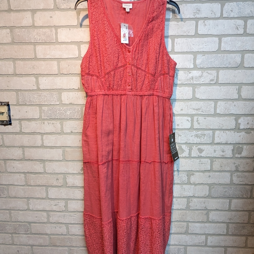 Avenue coral dress, NEW with tags,sz 22/24